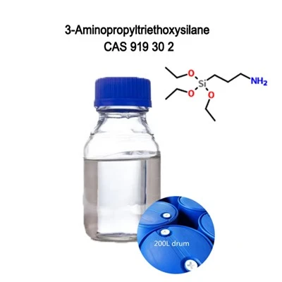 Segondè pite 98% 3- aminopropyltriethoxysilane (kh -550) pou sentèz
